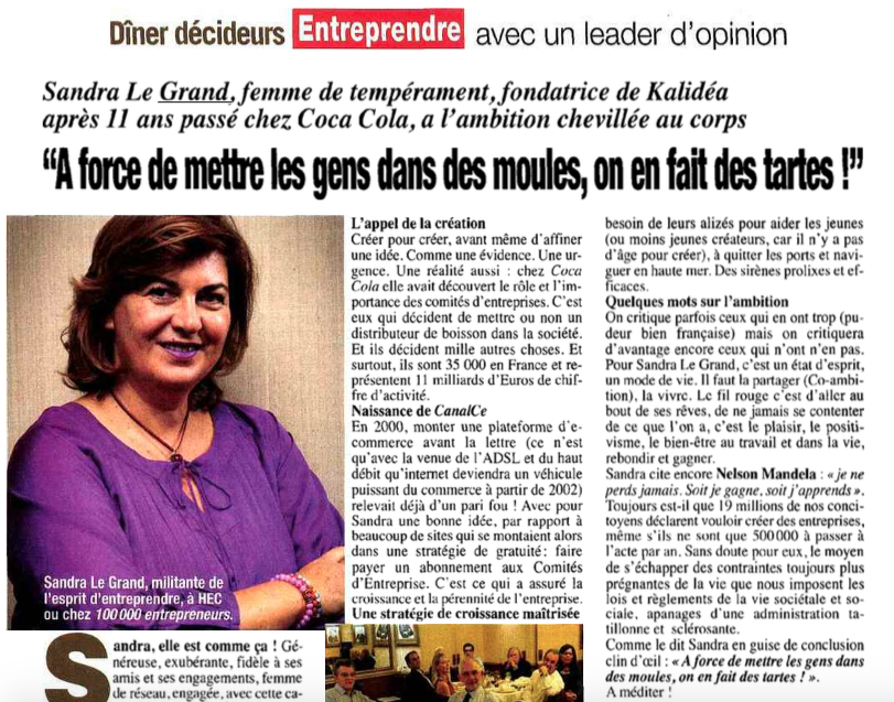 diner décideurs Entreprendre